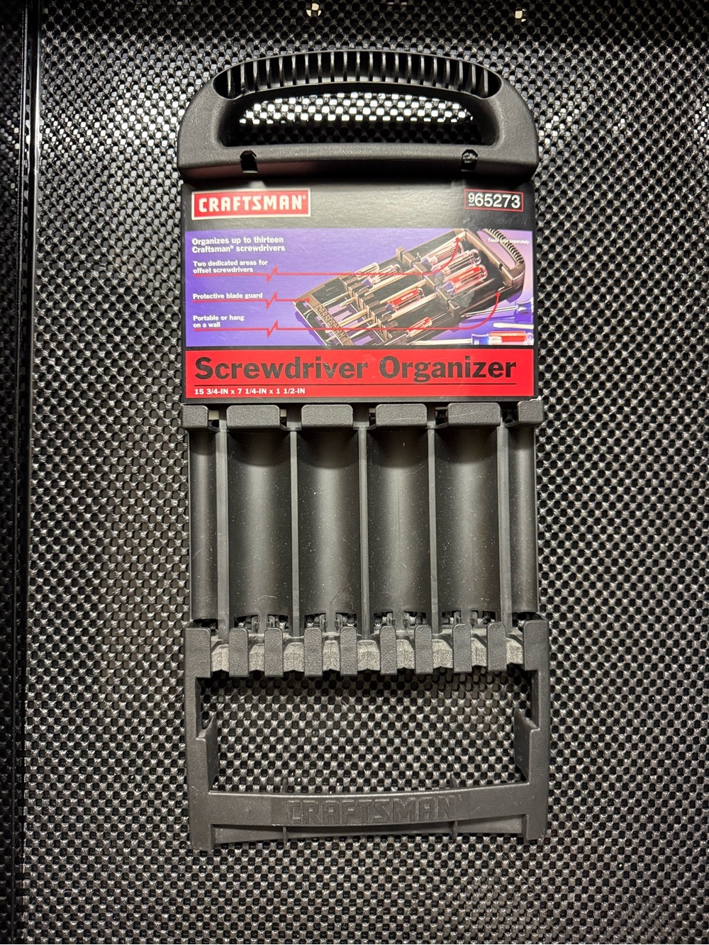 Craftsman 13-Slot Screwdriver Organizer - Model 965273 - Brand New
